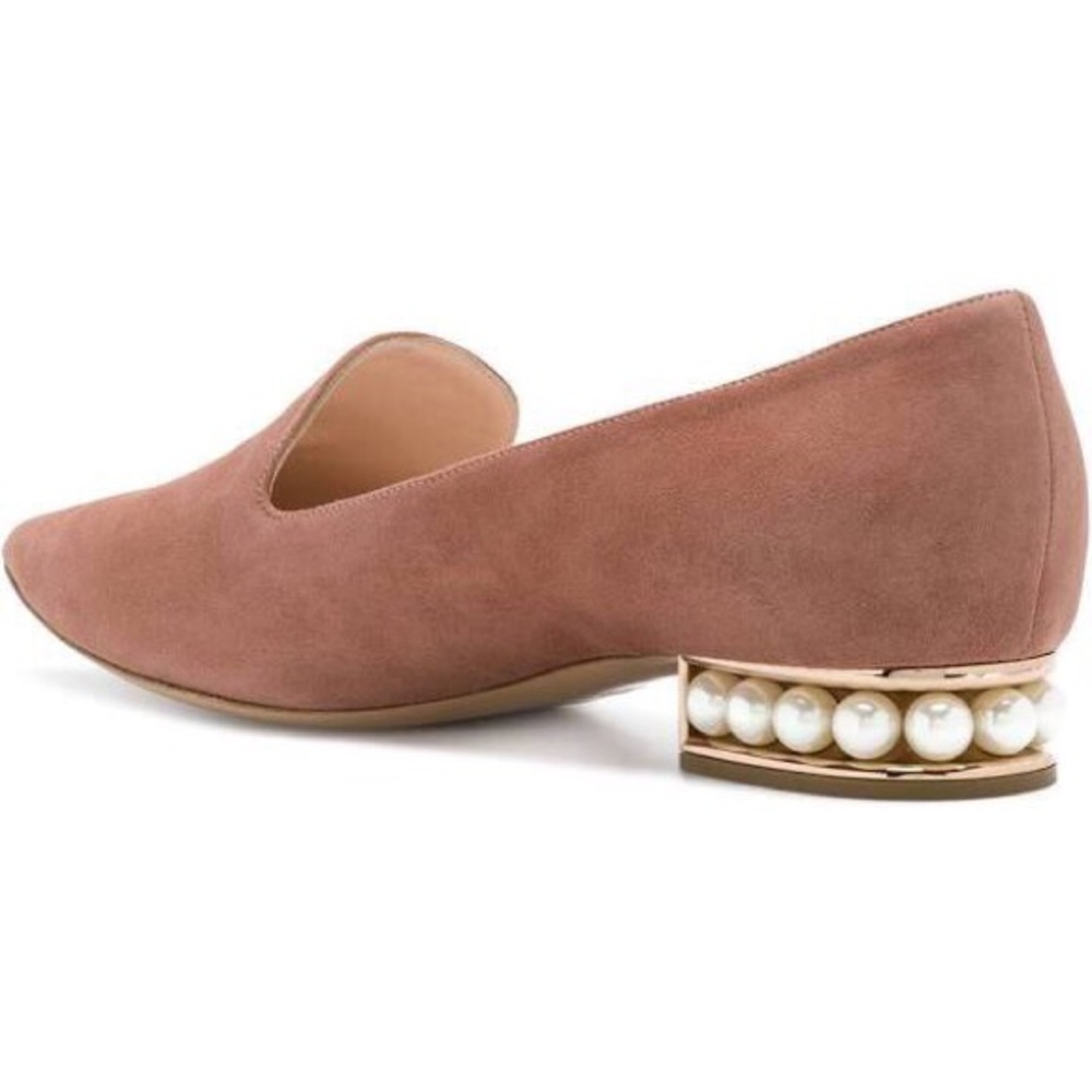 BNWT Nicholas Kirkwood Casati Suede Flats 37.5 - Picture 3 of 3